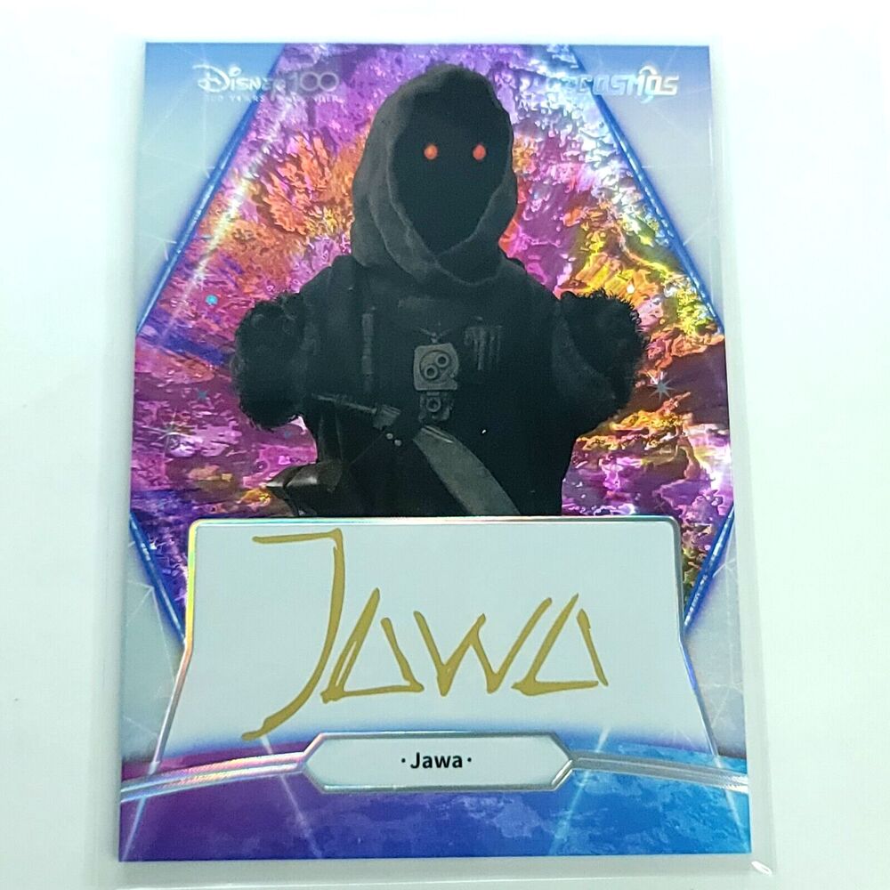Jawa 2023 Kakawow Cosmos Disney 100 ALL-STAR Wars Signature Auto 38/88
